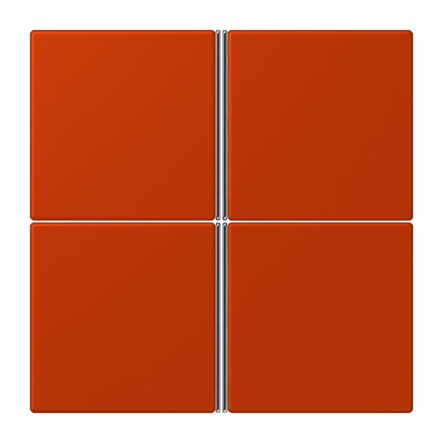 Tastafdekking F40 4-voudig compleet LC4320A KNX
