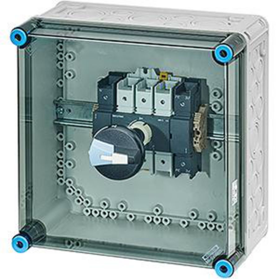 Mi Lastschakelaark. 125A ,4 polig BM2 300x300mm +PE klem