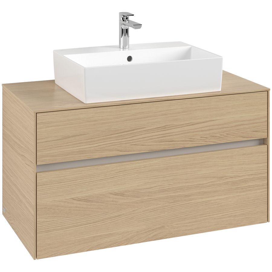 Wastafelonderkast Collaro 1000x548x500mm Nord.Oak C12500VJ