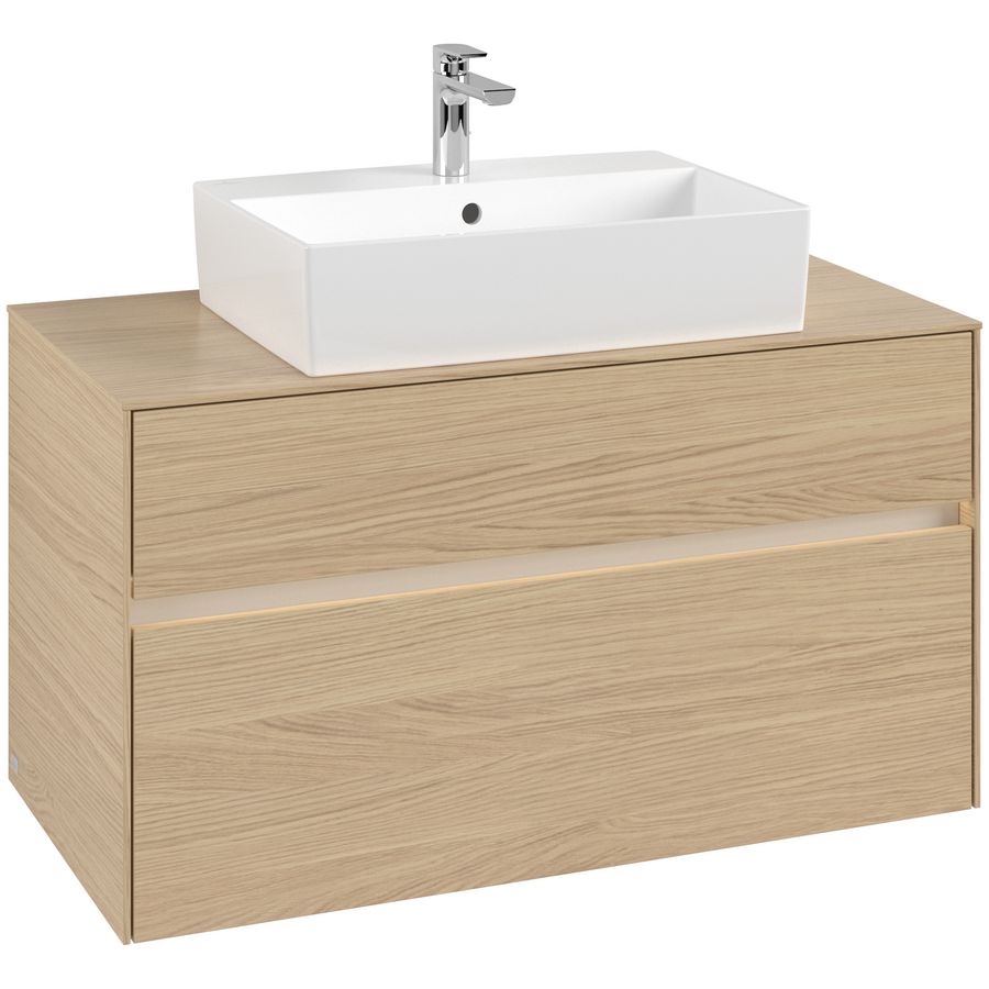 Wastafelonderkast Collaro 1000x548x500mm Nord.Oak C125B0VJ