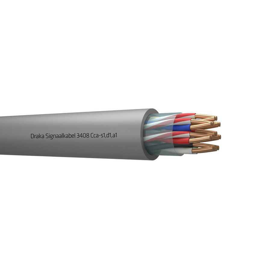 Haspel a 500m. signaal kabel Cca gy# 8x2x0,8mm 3408