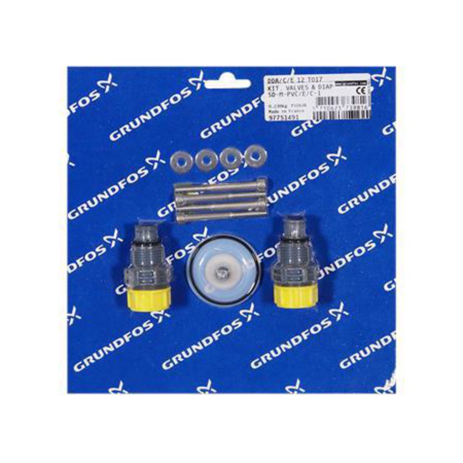 Reserve deel Kit, ventiel/membraan SD-M-PVC/E/C-1