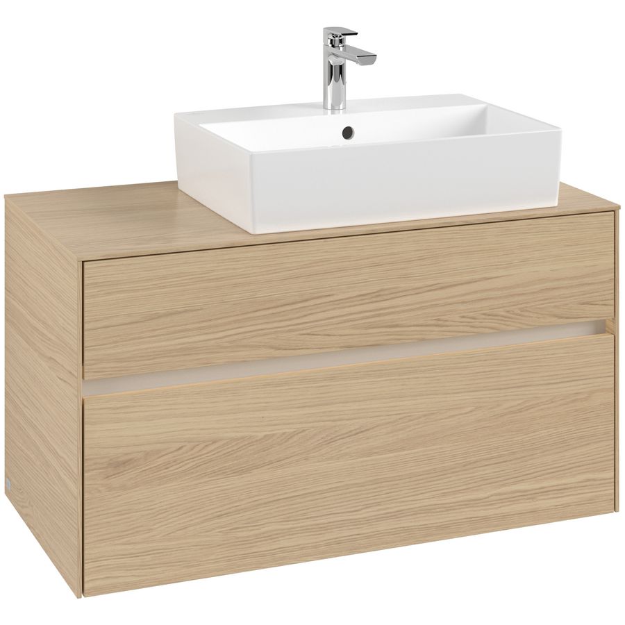 Wastafelonderkast Collaro 1000x548x500mm Nord.Oak C127B0VJ