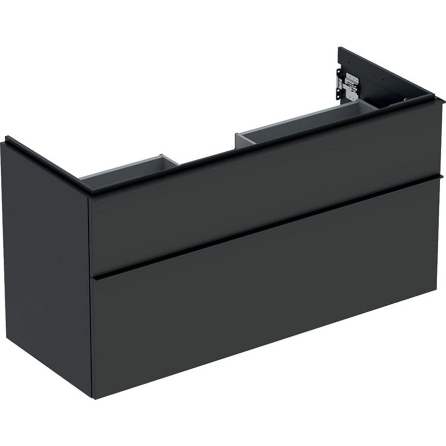 iCon wastafelonderkast 2x la 120cm lava mat / greep lava mat