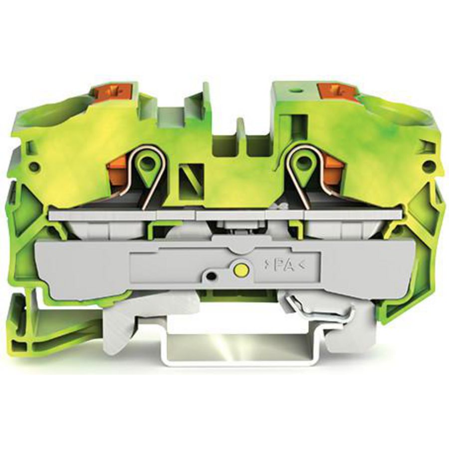 2-draads aardklem Met drukknop 16 mm2 VVE=20