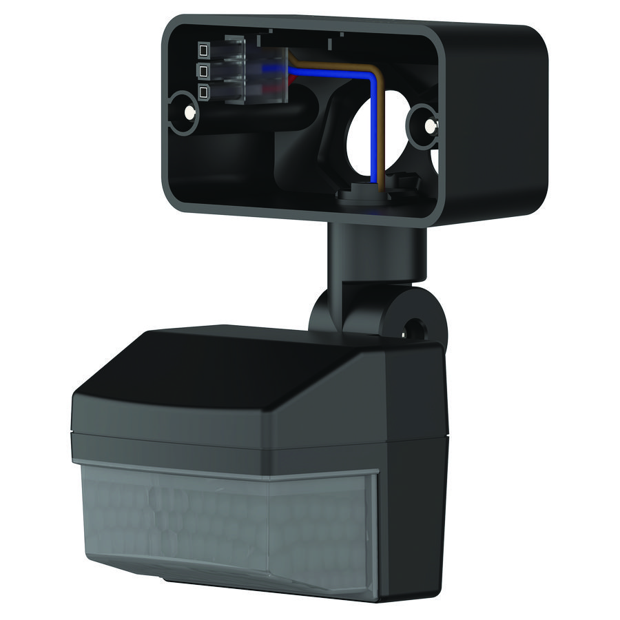 Bewegingssensor voor LED-straler, theLeda B-dual, zwart
