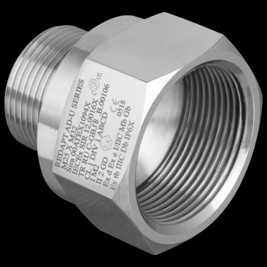 Stainless steel adaptor M20 (M) X 3/8"NPT (F)