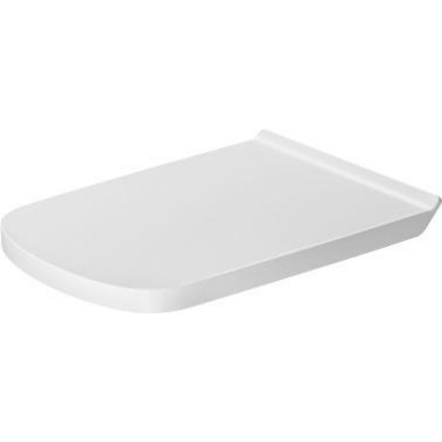 WC-zitting DuraStyle Vital wit scharnier RVS doorlopend scha