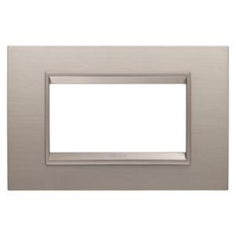 LUX PLAAT-VAN METAAL-4 MODULE-GEBORSTELD ALUMINIUM-B