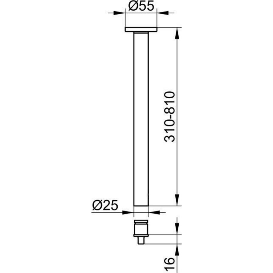 Plafondbevestiging (set) 14941010700