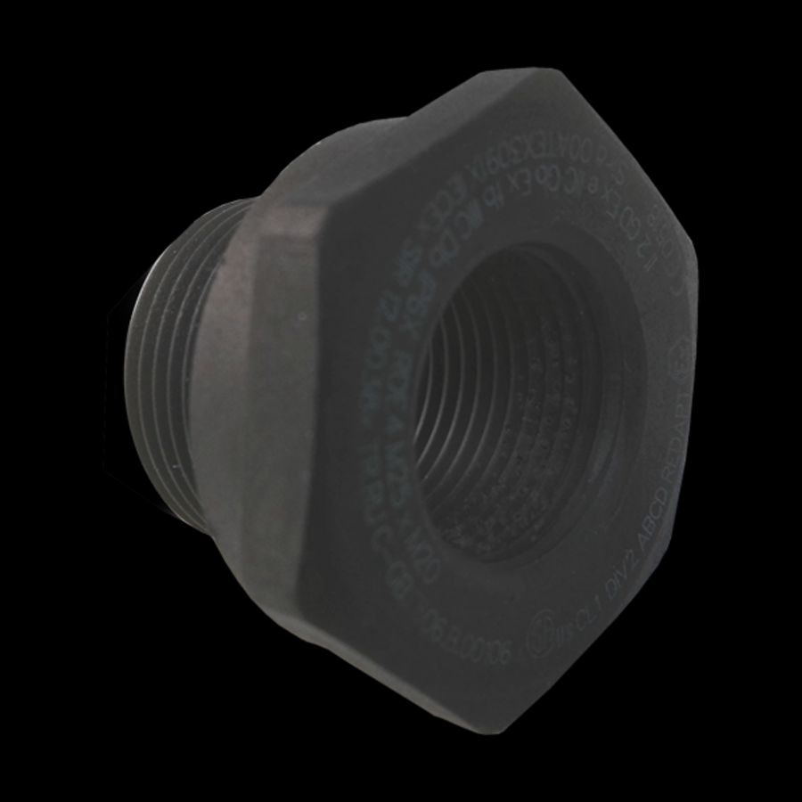 Exe glass filled nylon reducer PG36 male x M20 female