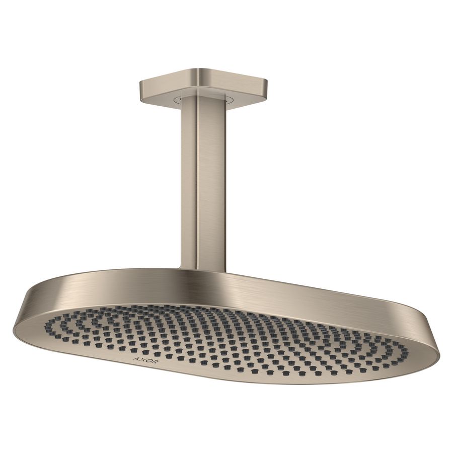 Hoofddouche AXOR ShowerSphere 370/220 2 straalsoorten Brushed Nickel