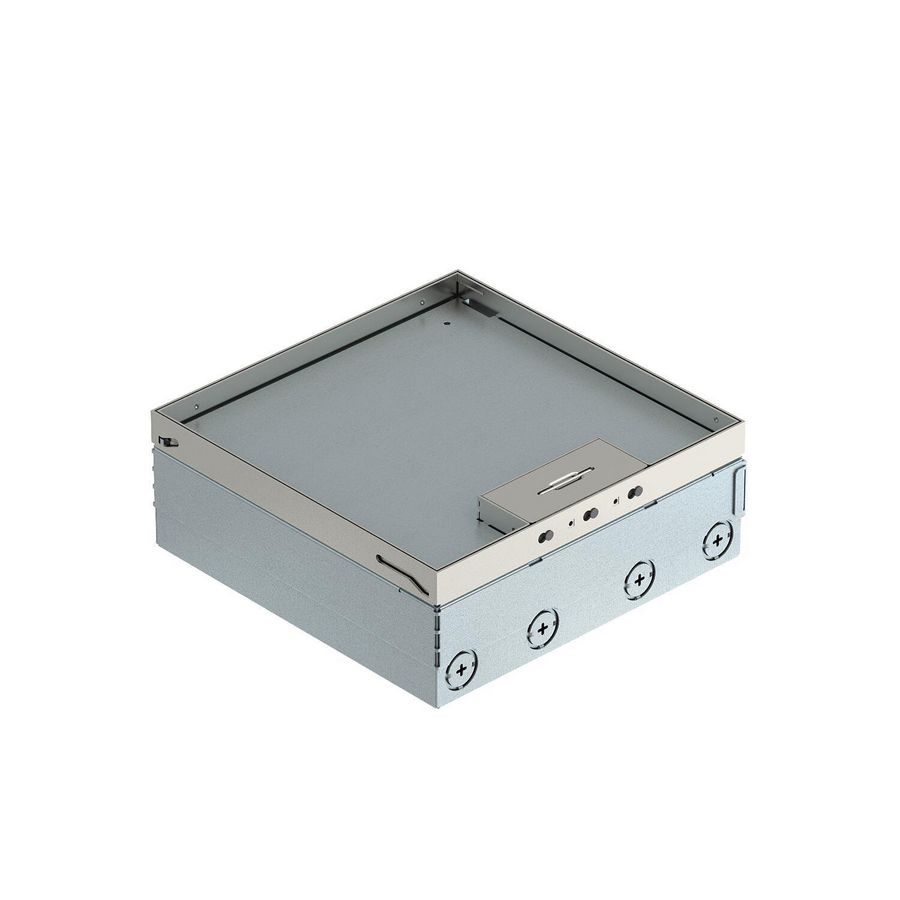 Complete inbouweenheid veiligheidswandcontactd. rvs 7427300