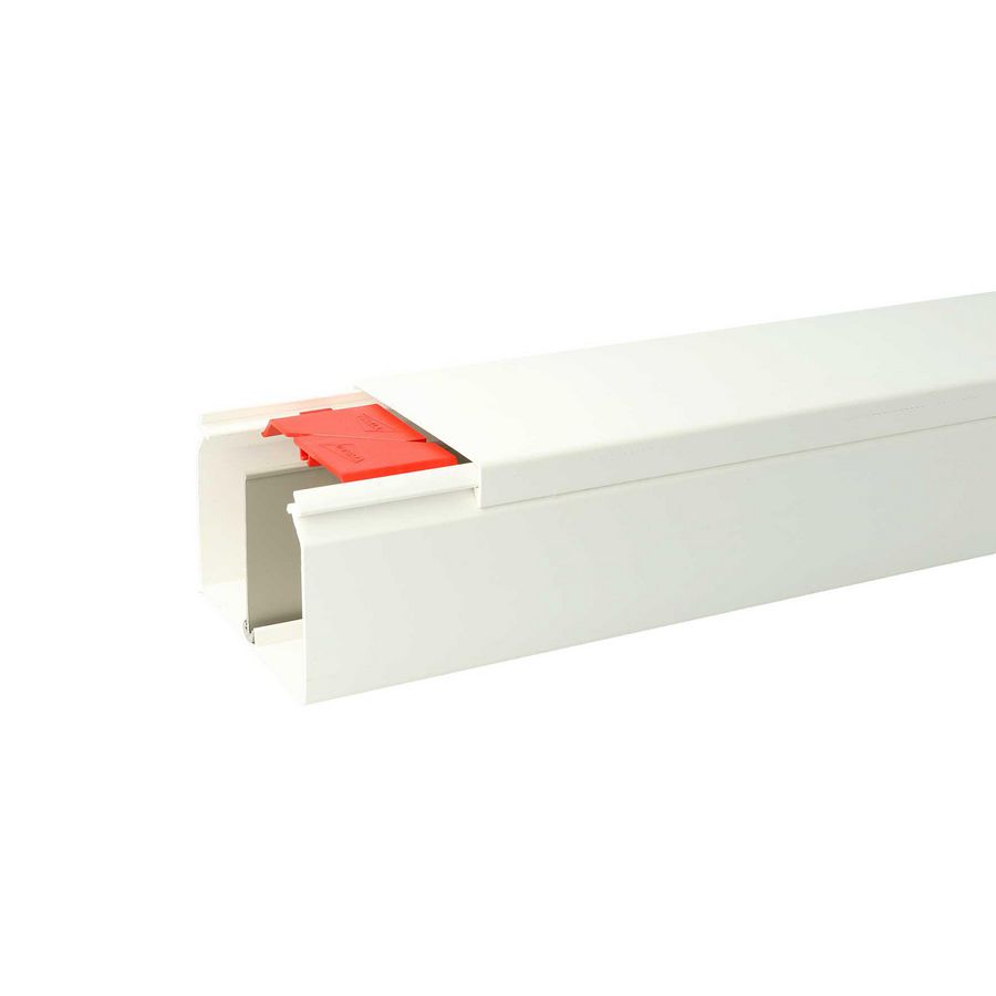 Lengte a 2m. Leidingkanaal KK 90x60 kabelkoker wit