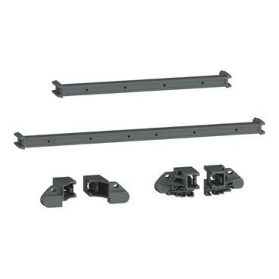 Terminal block support PrismaSeT XS black encl. 13 or 18
