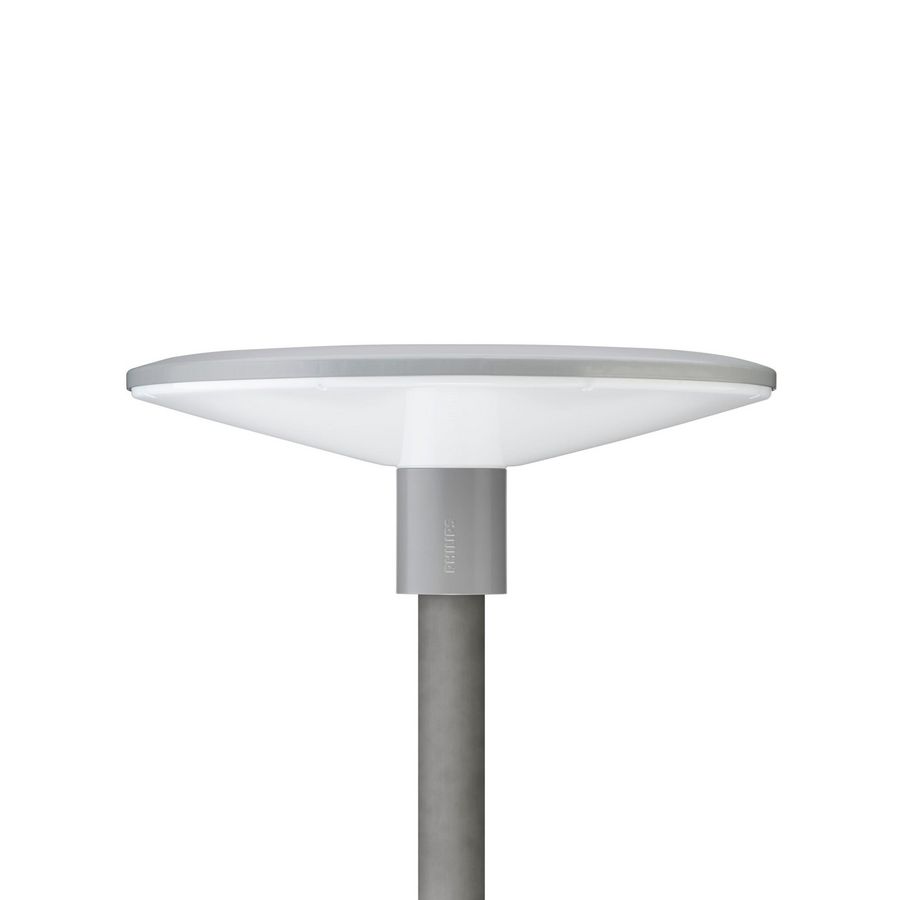 Paaltoparmatuur BDP100 LED20/830 DW PCF CLO 62P zilver