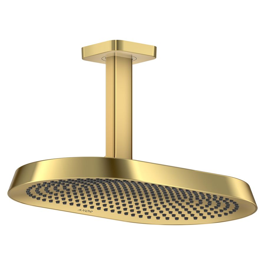 Hoofddouche AXOR ShowerSphere 370/220 2 straalsoorten Polished Gold-Optic