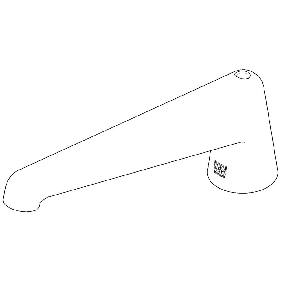 Uitloop 220mm, 25,2l/min. chr 90119002000-00