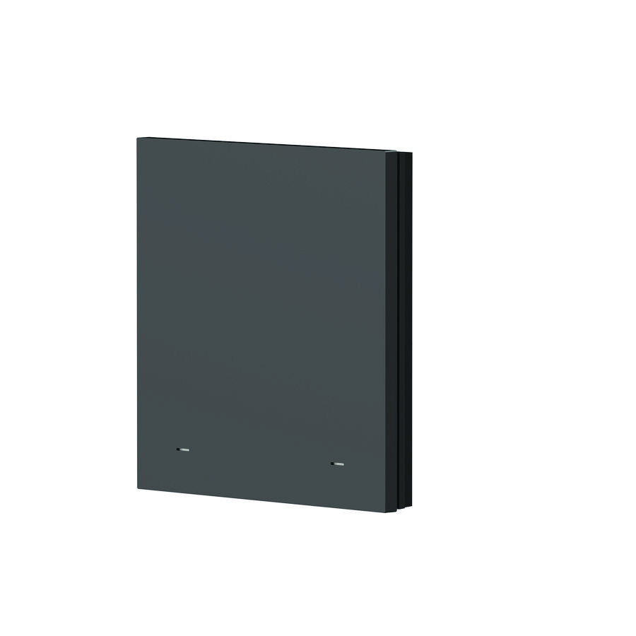 iON Toetsafdekking 1-v, metaal, (black) - Zwart