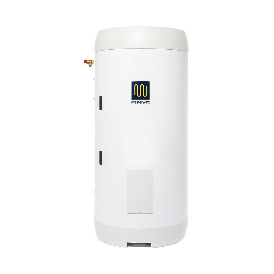 Delta Geocoil indirect gestookte RVS boiler 300 liter 3,1 m² spiraal incl. elektrisch element 2,8 kW