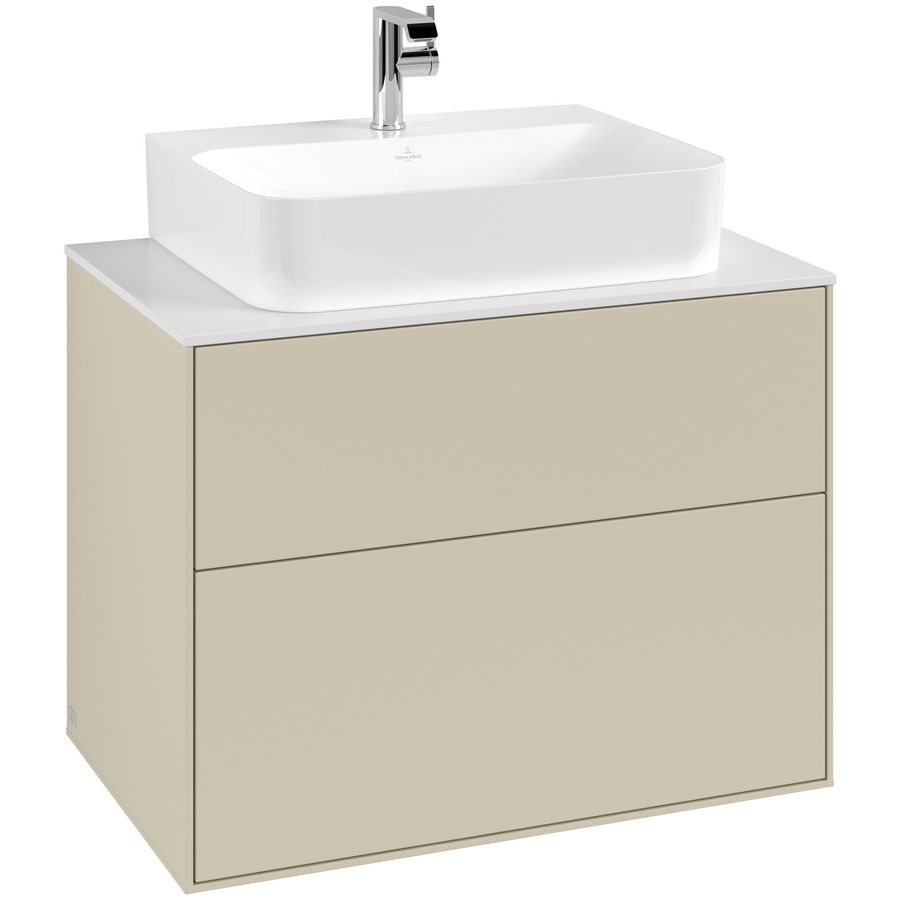 Wastafelonderkast Finion 800x603x501mm S.Grey Matt Lacquer F09100HJ