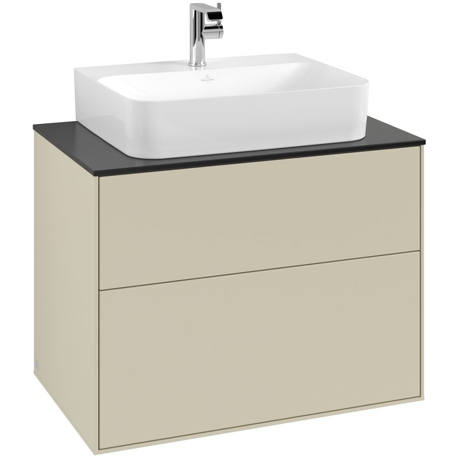 Wastafelonderkast Finion 800x603x501mm S.Grey Matt Lacquer F09200HJ