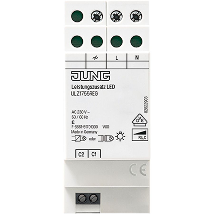 DIN-rail universeel vermogens uitbreider