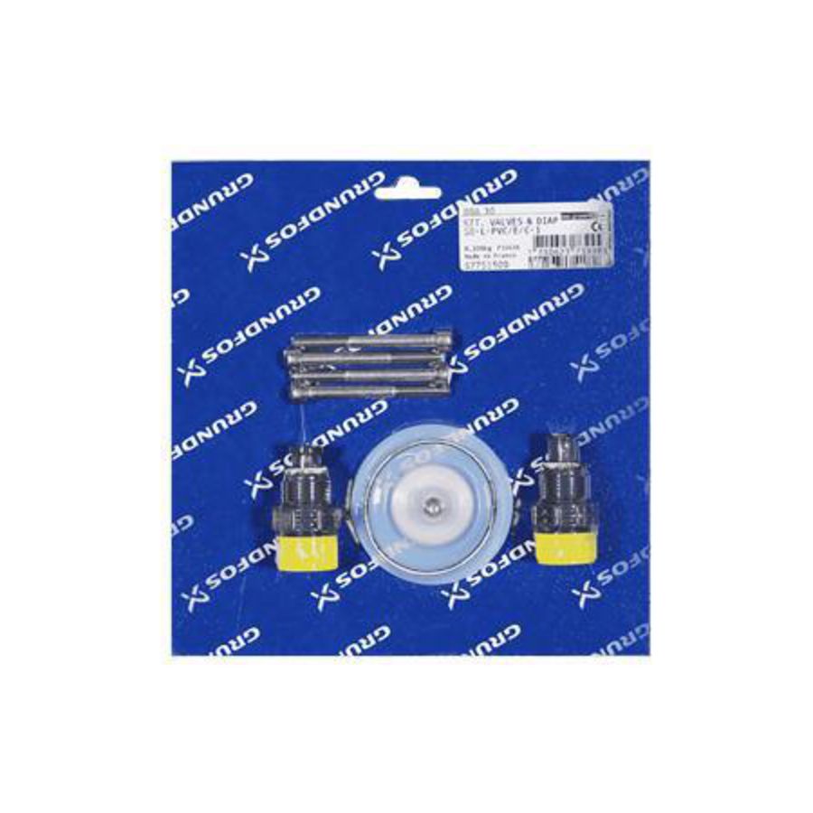 Reserve deel Kit, Kleppen/membraan. SD-L-PVC/E/C-1