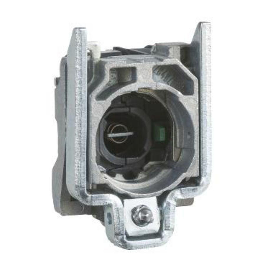 Lichaam verlichte drukknop Ø22mm fitting BA 9s 1NC + 1NO
