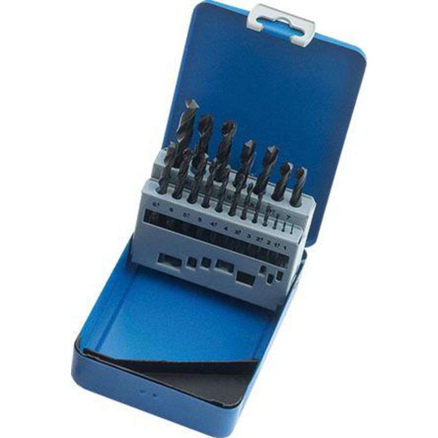 Set HSS metaalboren 19-delig