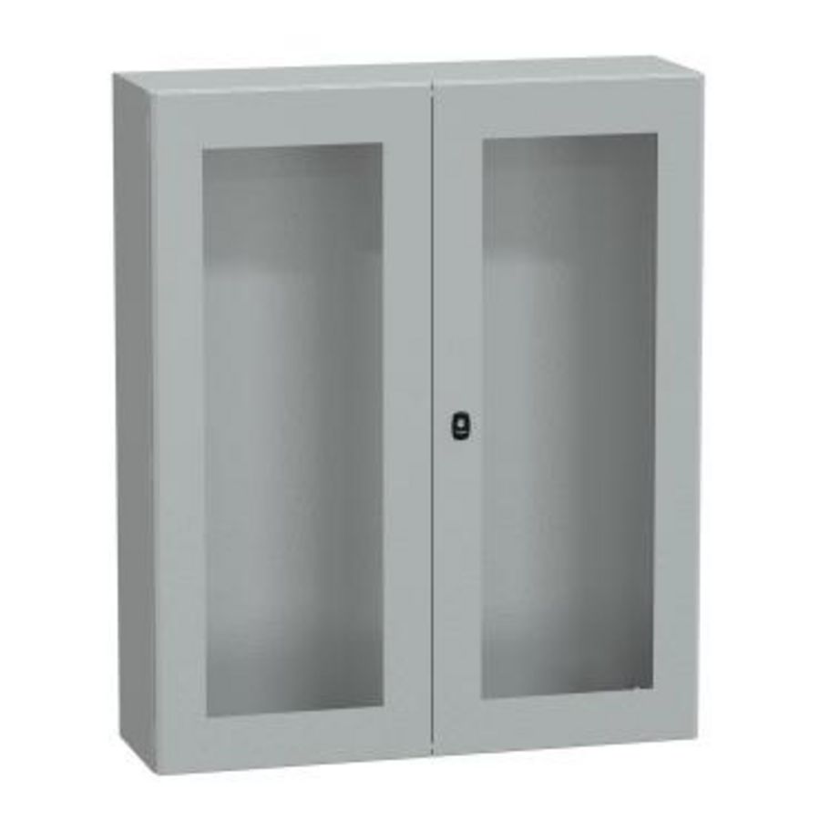 Kast Dubbele ruitdeur 1200x1000x300 IP55 IK08 Spacial S3D