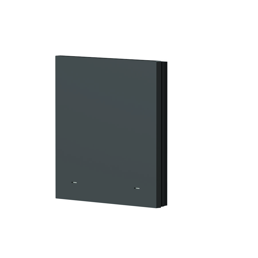 iON Toetsafdekking 1-v, Kunststof, (black) - Zwart
