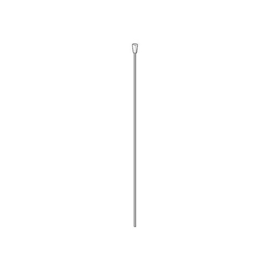 Trekstang voor afvoer. met knop 11x11x413mm chr