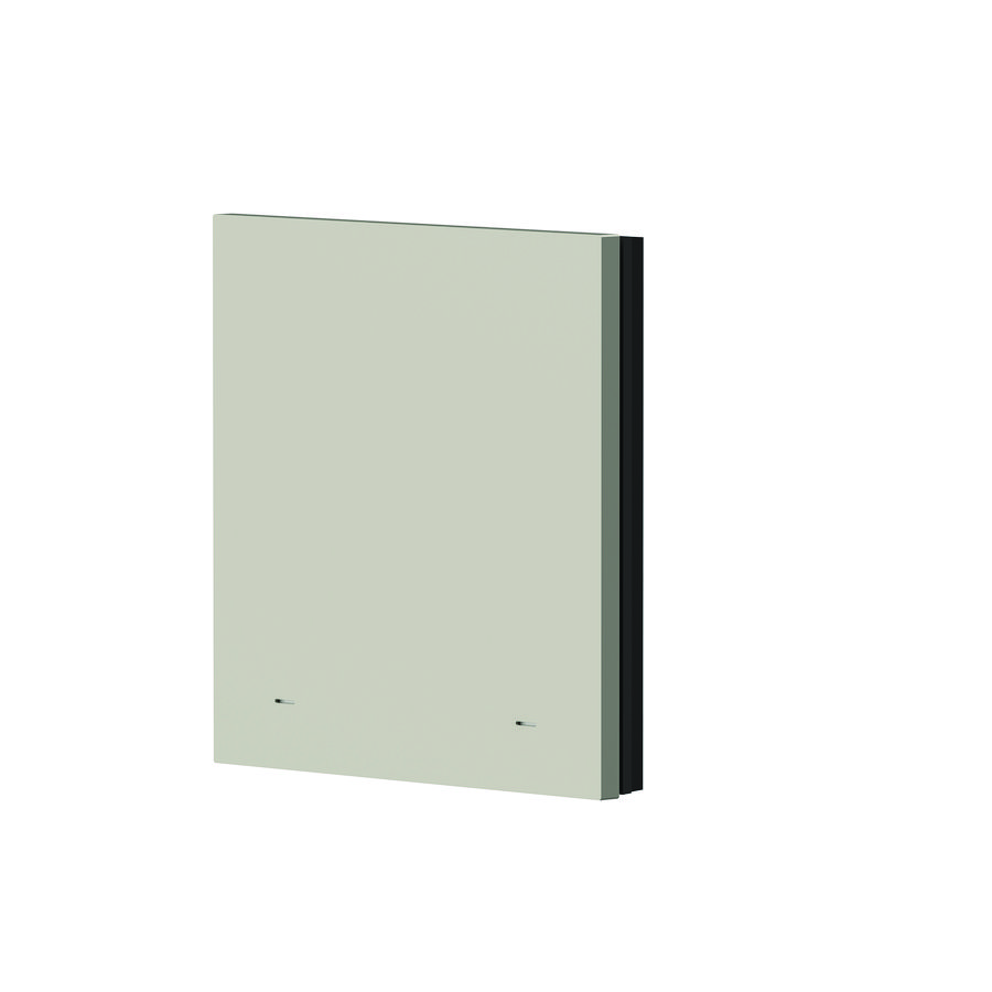 iON Toetsafdekking 1-v, Kunststof, (grey) - Grijs