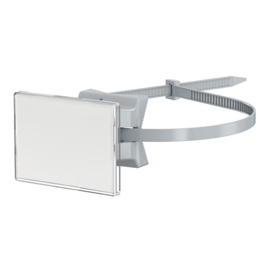 Labelkaarthouder transparant tbv leiding 10-220mm