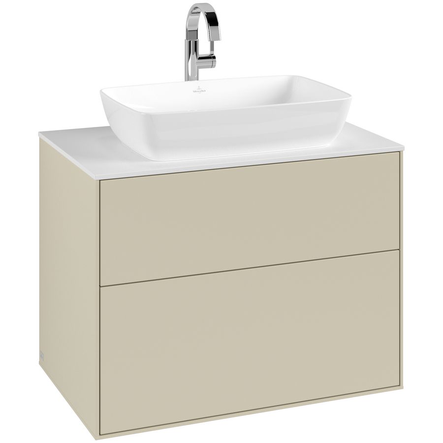 Wastafelonderkast Finion 800x603x501mm S.Grey Matt Lacquer F75100HJ