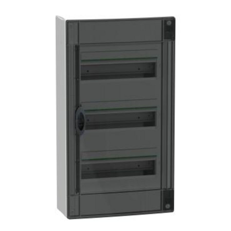 Modulaire verdeler PrismaSeT XS surface 3x13 mod 1 aardingsb