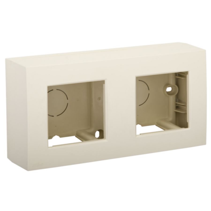 2-voudige opbouwkit 2 inbouwfuncties cream