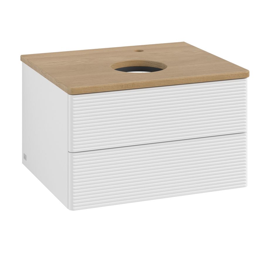 Wastafelonderkast Antao 600x360x500mm G.White.L K18151GF
