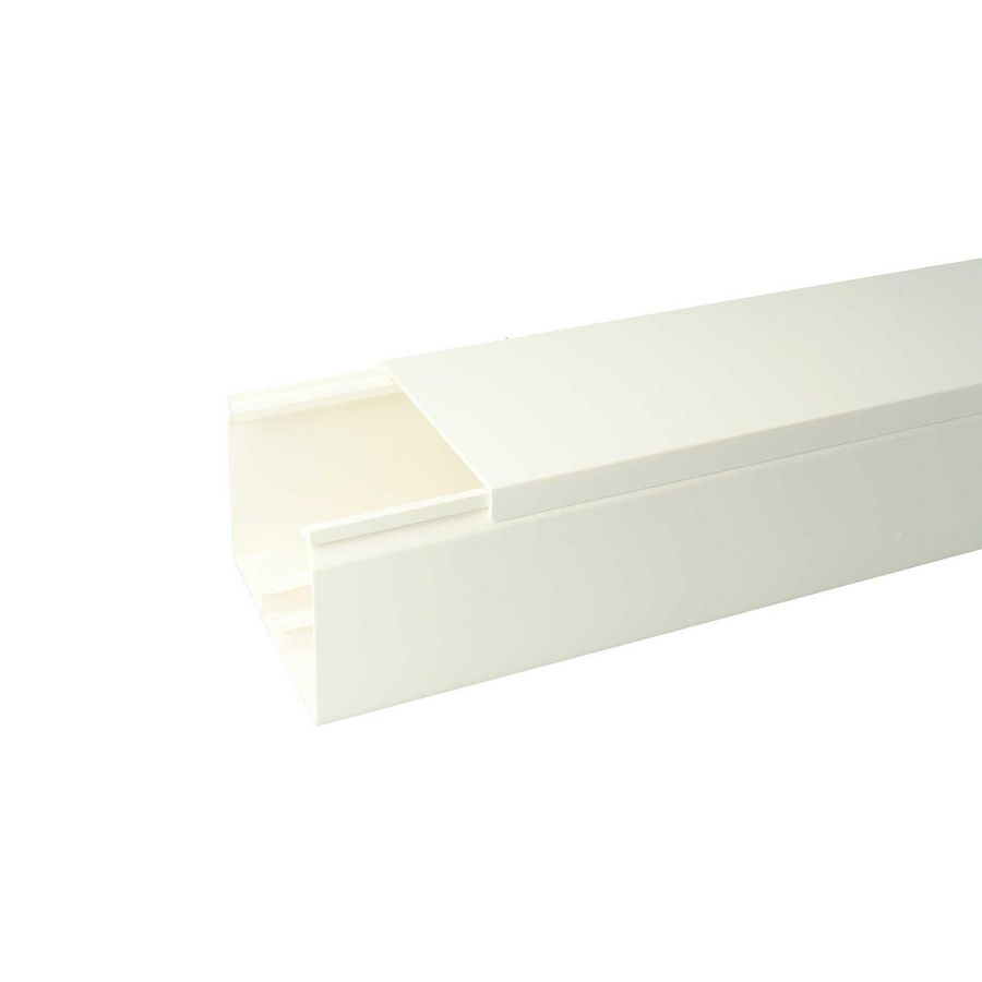 Lengte a 2m. Leidingkanaal KG 110x60 kabelkoker wit
