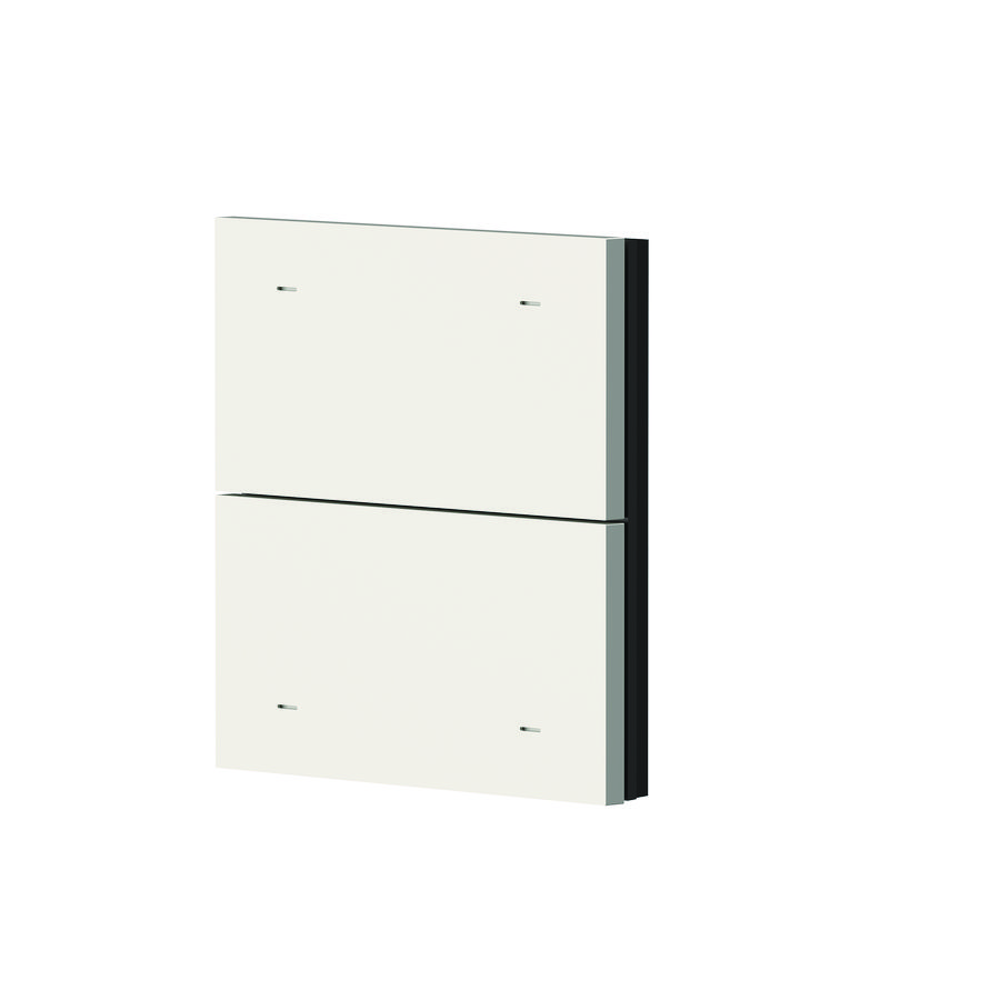 iON Toetsafdekking 2-v, Kunststof, (white) - Wit