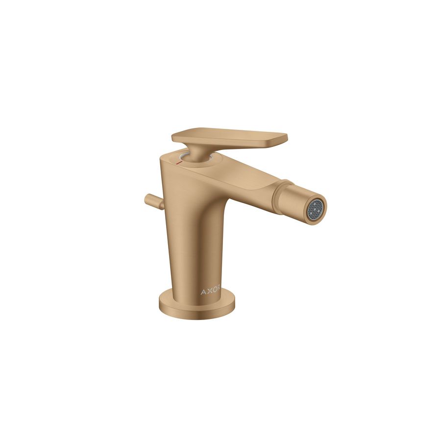 1-hendel bidetmengkraan incl. waste-inrichting brushed bronze Citterio-C
