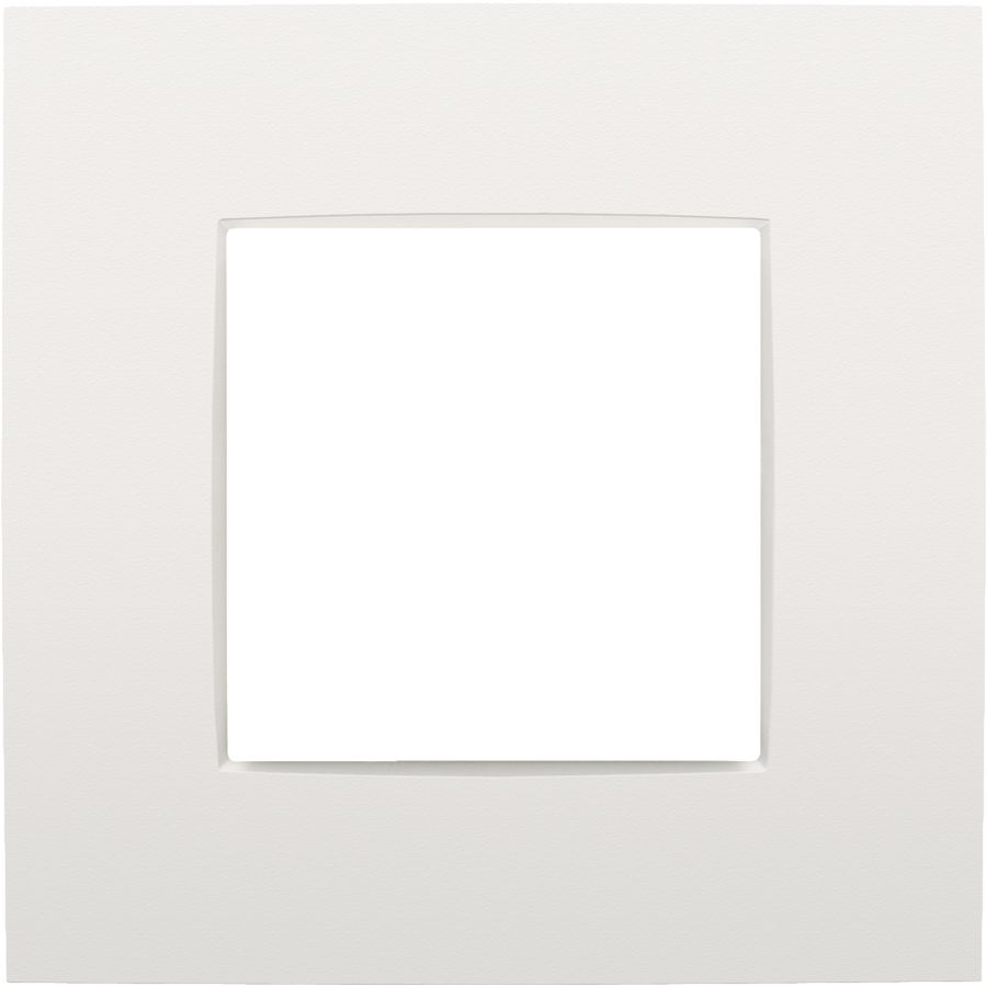 Enkelvoudige afdekplaat Intense white