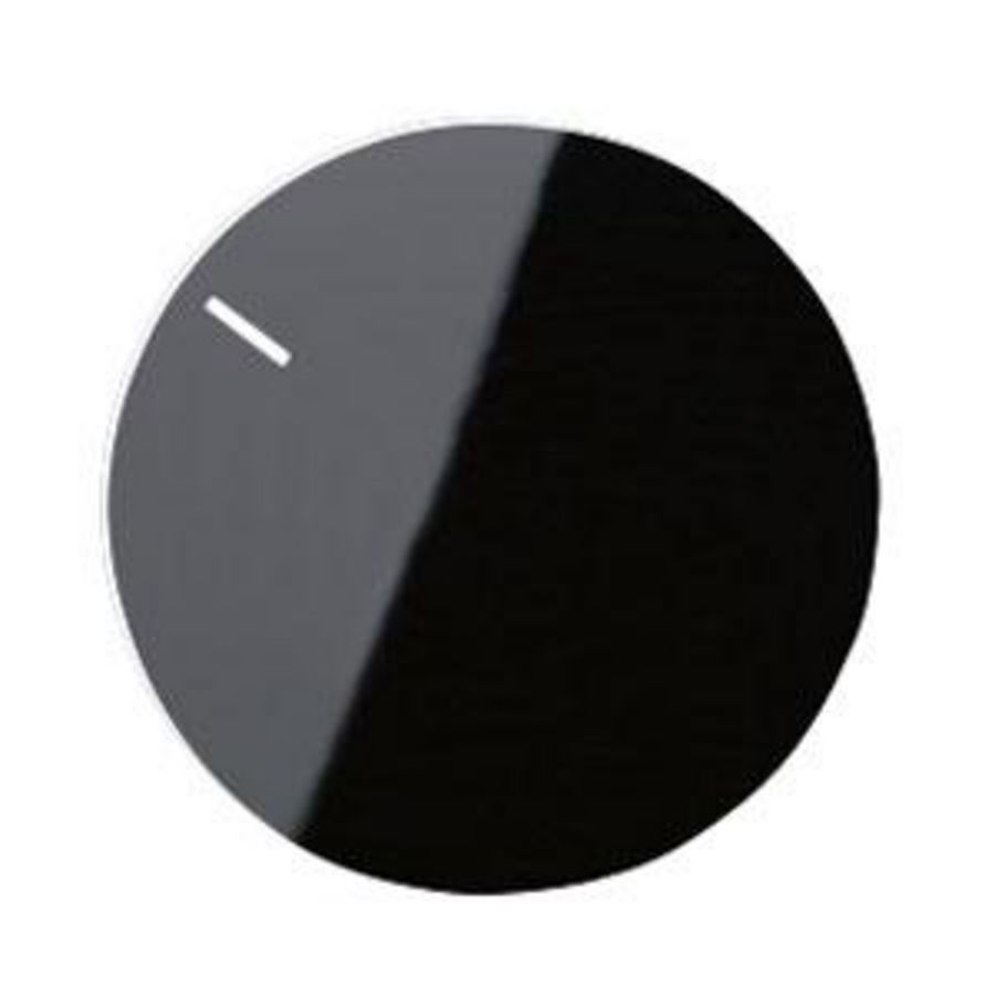 Draaiknop zwart voor therm.afdek. VVE=10