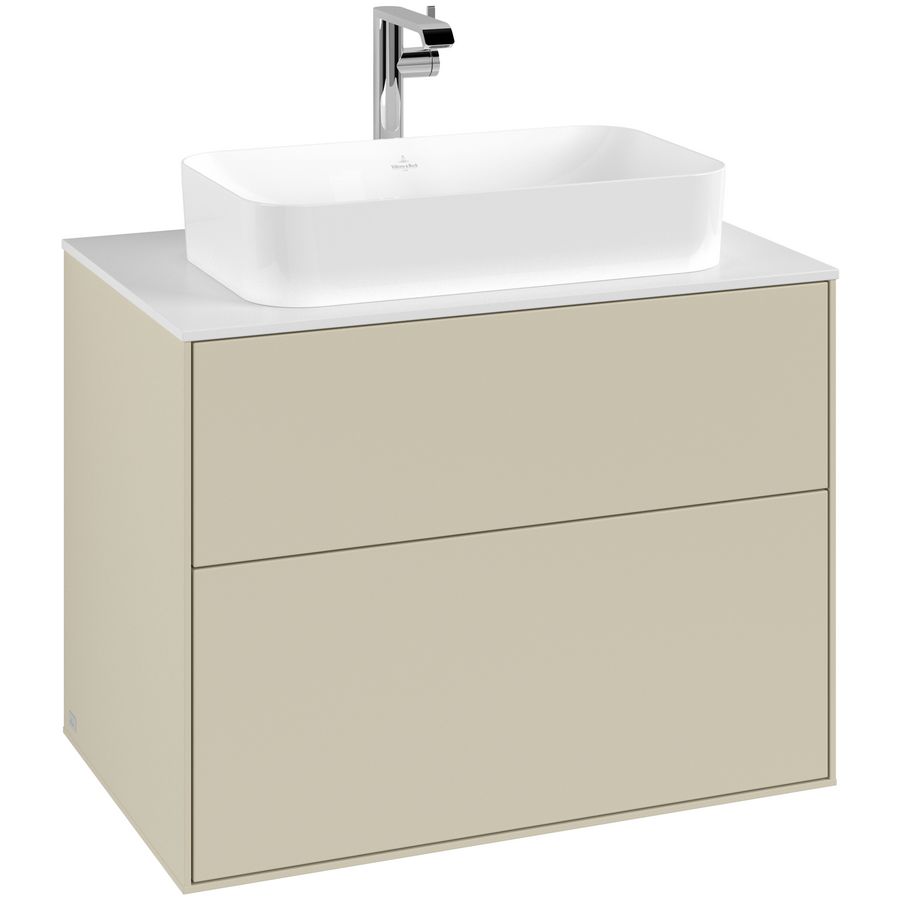 Wastafelonderkast Finion 800x603x501mm S.Grey Matt Lacquer G22100HJ