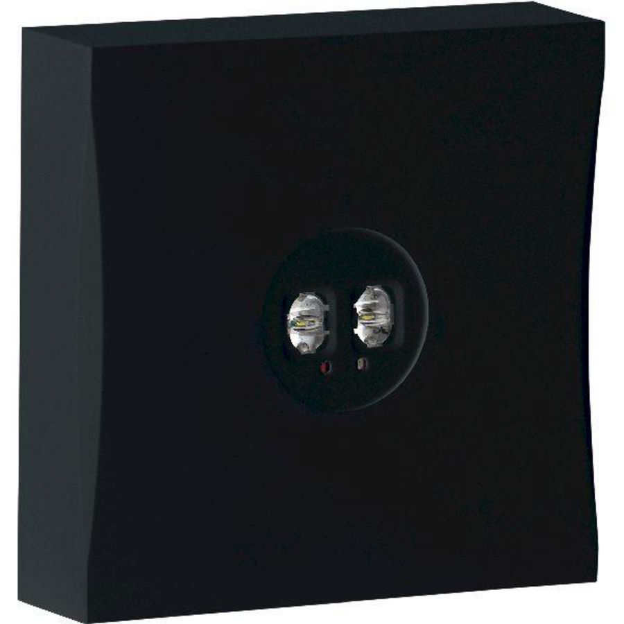 Noodverlichtingsarmatuur opb. 1u DALI 220lm 3,4W zwart