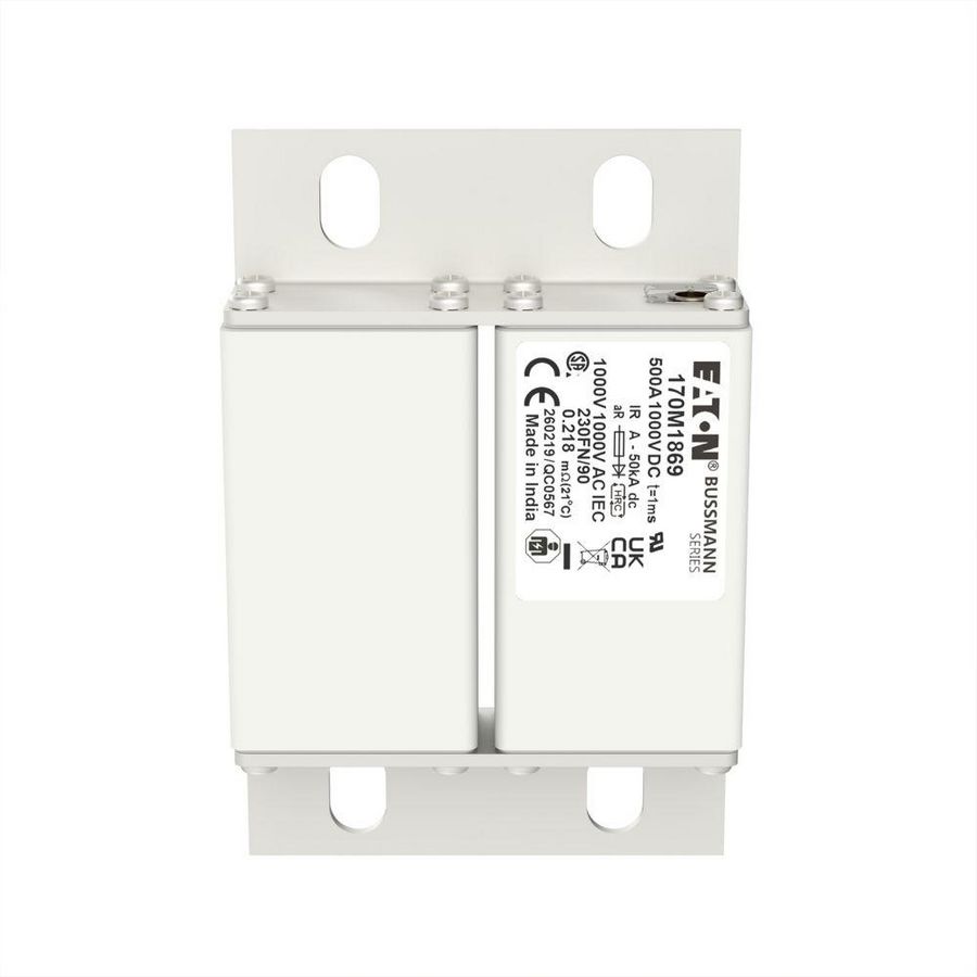 Zekering hoge snelheid 500A DC 1000V 50kA 230 24x78x VVE=6