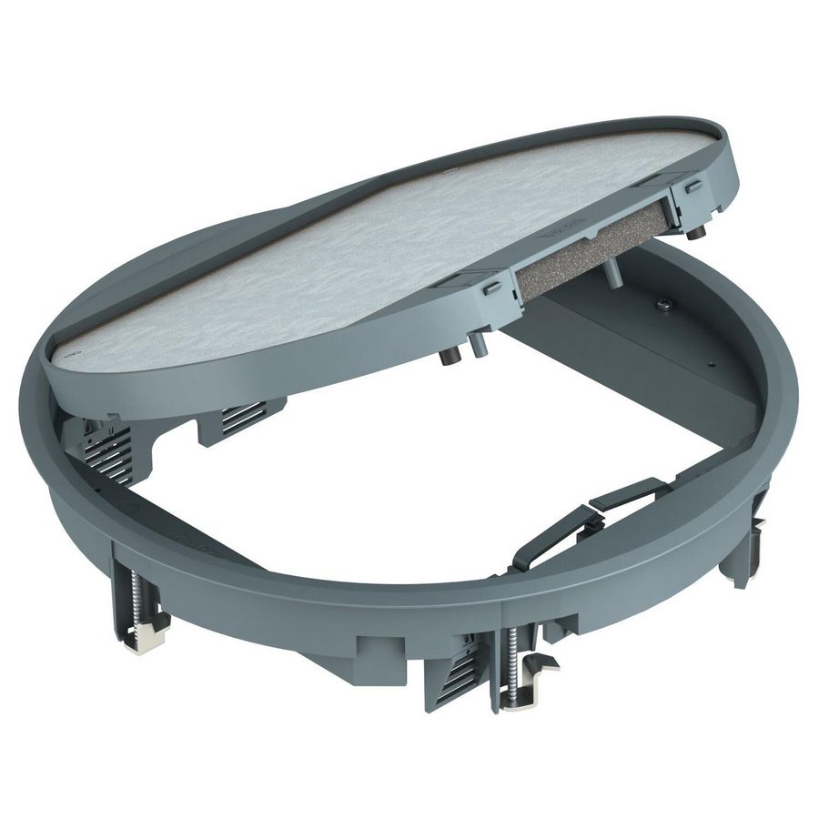 Inbouweenheid voor universele montage Ø324x68 grijs