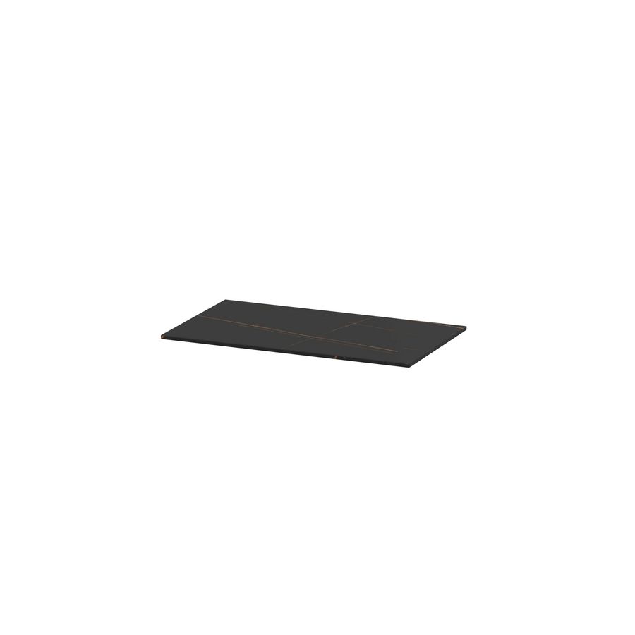 INK Afdkplt keram. slab zndr uitsp. Lauren Blck mt 80x45