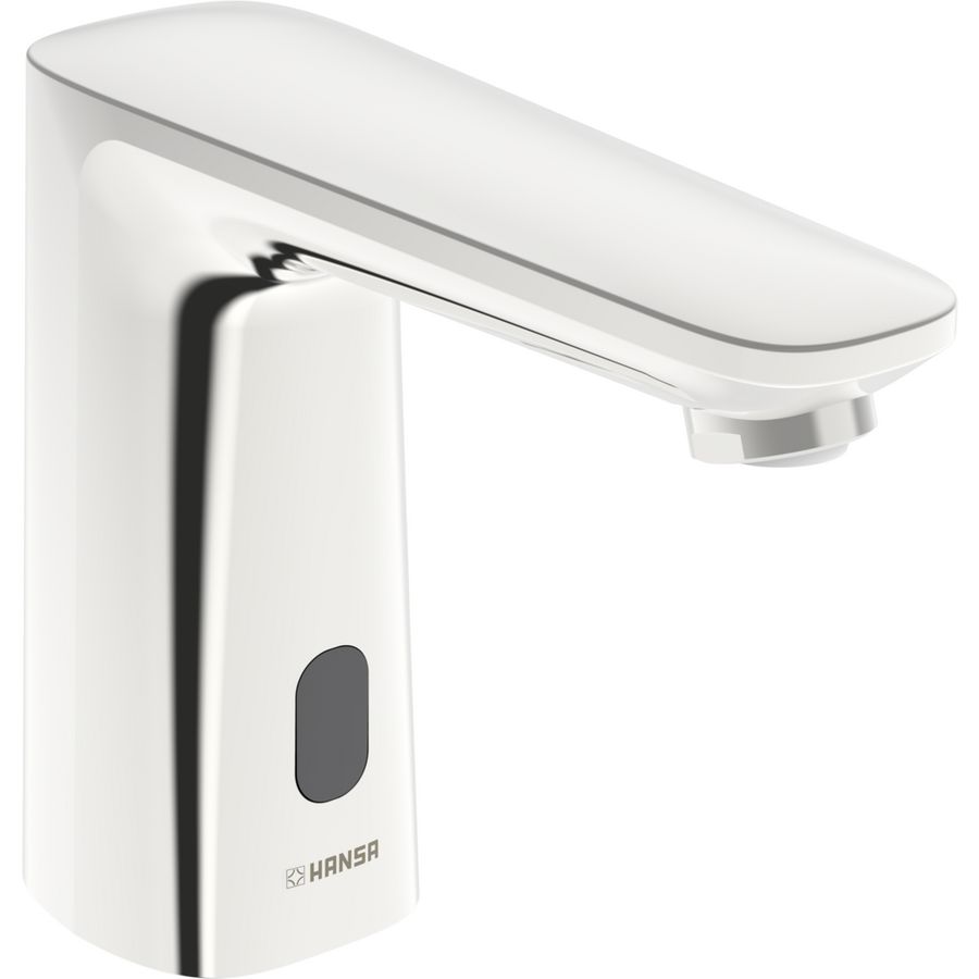 Wastafelkraan koud/mengwater HANSAELECTRA 3 V Bluetooth chroom batterijgevoed sprong 117mm
